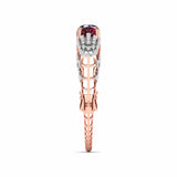 Ivana Jewels Bracelets 12.42ct Oval Cabochon Diamond Bangle
