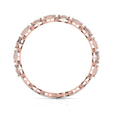 Ivana Jewels Bracelets 7.2 Carat Trillion Shape Diamonds & Round Cut Side Diamonds Bracelet