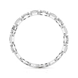 Ivana Jewels Bracelets 7.2 Carat Trillion Shape Diamonds & Round Cut Side Diamonds Bracelet