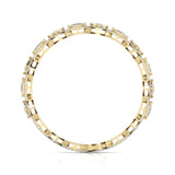 Ivana Jewels Bracelets 7.2 Carat Trillion Shape Diamonds & Round Cut Side Diamonds Bracelet