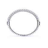 Ivana Jewels Bracelets Baguette & Round Diamond Classic Kada Bracelet