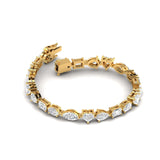 Ivana Jewels Bracelets Diamond Bracelet with Various Cuts