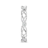 Ivana Jewels Bracelets Diamond Floral Bangle