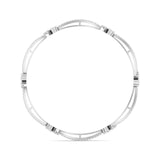 Ivana Jewels Bracelets Diamond Floral Bangle
