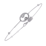 Ivana Jewels Bracelets Heartfelt Diamond Bangle