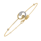 Ivana Jewels Bracelets Heartfelt Diamond Bangle