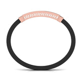 Ivana Jewels Bracelets Ivana Men's Bracelet With Black Colour Band
