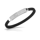 Ivana Jewels Bracelets Ivana Men's Bracelet With Black Colour Band