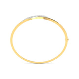 Ivana Jewels Bracelets Leaf Whisper Gold Diamond Bangle