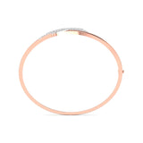 Ivana Jewels Bracelets Leaf Whisper Gold Diamond Bangle
