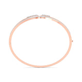 Ivana Jewels Bracelets Open Design Diamond Bangle