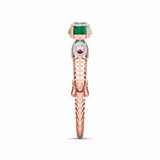Ivana Jewels Bracelets Oval Cabochon Diamond Bangle