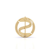 Ivana Jewels Brooch Sparkling Letter Brooch