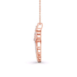 Ivana Jewels Charms & Pendant Classy Loop Diamonds Pendant