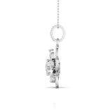 Ivana Jewels Charms & Pendant Fancy & Round Cut Diamonds Blossom of Brilliance Pendant