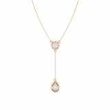 Ivana Jewels Charms & Pendant Moonstone Teardrop Y Pendant