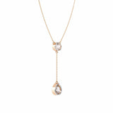 Ivana Jewels Charms & Pendant Moonstone Teardrop Y Pendant