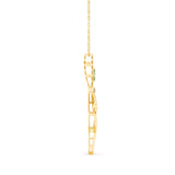 Ivana Jewels Charms & Pendant Peacock Feather Style Pendant