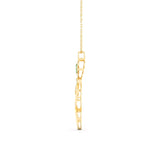 Ivana Jewels Charms & Pendant Peacock Feather Style Pendant