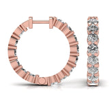 Ivana Jewels Earrings 1.6 Carat Round Cut Diamonds Stud Earring