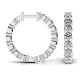 Ivana Jewels Earrings 1.6 Carat Round Cut Diamonds Stud Earring