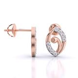 Ivana Jewels Earrings Allie Round Diamond Earrings