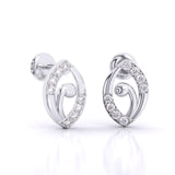Ivana Jewels Earrings Allie Round Diamond Earrings