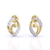 Ivana Jewels Earrings Allie Round Diamond Earrings