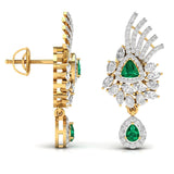 Ivana Jewels Earrings Coloured, Fancy Shape & Round Shape Diamonds Earring