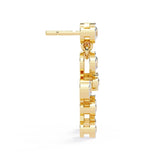 Ivana Jewels Earrings Dainty Diamond Dangling Drop Earrings