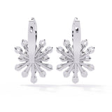 Ivana Jewels Earrings Dainty Flower Earrings with Stones