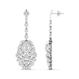 Ivana Jewels Earrings Exquisite Diamond Statement Earrings