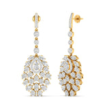 Ivana Jewels Earrings Exquisite Diamond Statement Earrings