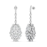 Ivana Jewels Earrings Exquisite Diamond Statement Earrings
