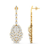 Ivana Jewels Earrings Exquisite Diamond Statement Earrings