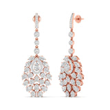 Ivana Jewels Earrings Exquisite Diamond Statement Earrings