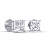 Ivana Jewels Earrings Fancy Princess Shape studs Earrings
