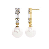 Ivana Jewels Earrings Freshwater Pearl Drop Earrings