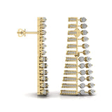 Ivana Jewels Earrings Lab Grown Diamonds Hanging Earring