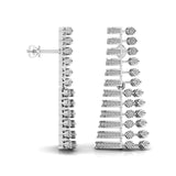 Ivana Jewels Earrings Lab Grown Diamonds Hanging Earring