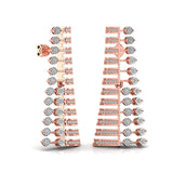 Ivana Jewels Earrings Lab Grown Diamonds Hanging Earring