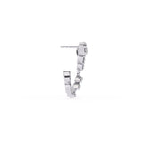 Ivana Jewels Earrings Leaf Design Hoop Earrings