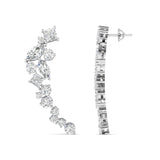 Ivana Jewels Earrings Multi-Shape Diamond Climber Earrings