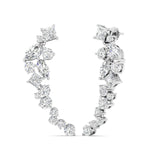 Ivana Jewels Earrings Multi-Shape Diamond Climber Earrings