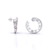 Ivana Jewels Earrings Multi Shape Open Hoop Earring