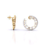 Ivana Jewels Earrings Multi Shape Open Hoop Earring