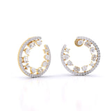 Ivana Jewels Earrings Multi Shape Open Hoop Earring