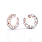 Ivana Jewels Earrings Multi Shape Open Hoop Earring