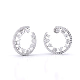 Ivana Jewels Earrings Multi Shape Open Hoop Earring