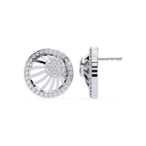 Ivana Jewels Earrings Radial Design Diamond Earrings